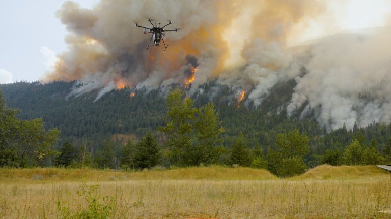 B.C. crews use drone in controlled burn during wildfire fight, in Canadian first | iNwheels B.C. crews use drone in controlled burn during wildfire fight, in Canadian first | iNwheels