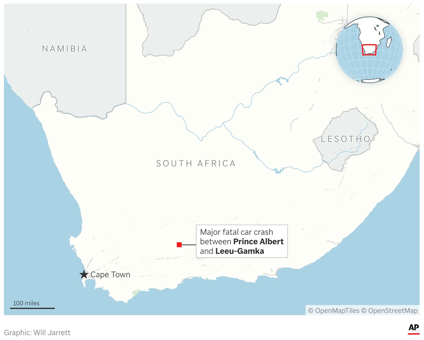 A road crash involving multiple vehicles in South Africa kills at least 21 people | iNFOnews.ca