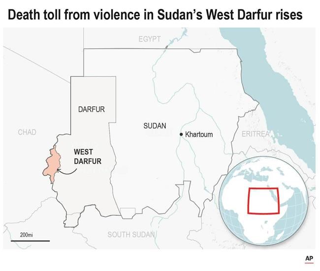 Death toll from violence in Sudan's West Darfur rises to 83 | iNFOnews.ca Death toll from violence in Sudan's West Darfur rises to 83 | iNFOnews.ca