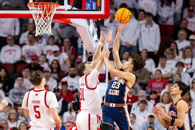 Keaton Wagler scores 28, leads No. 9 Illinois to 11th straight win, 78-69 over No. 5 Nebraska | iNFOnews.ca