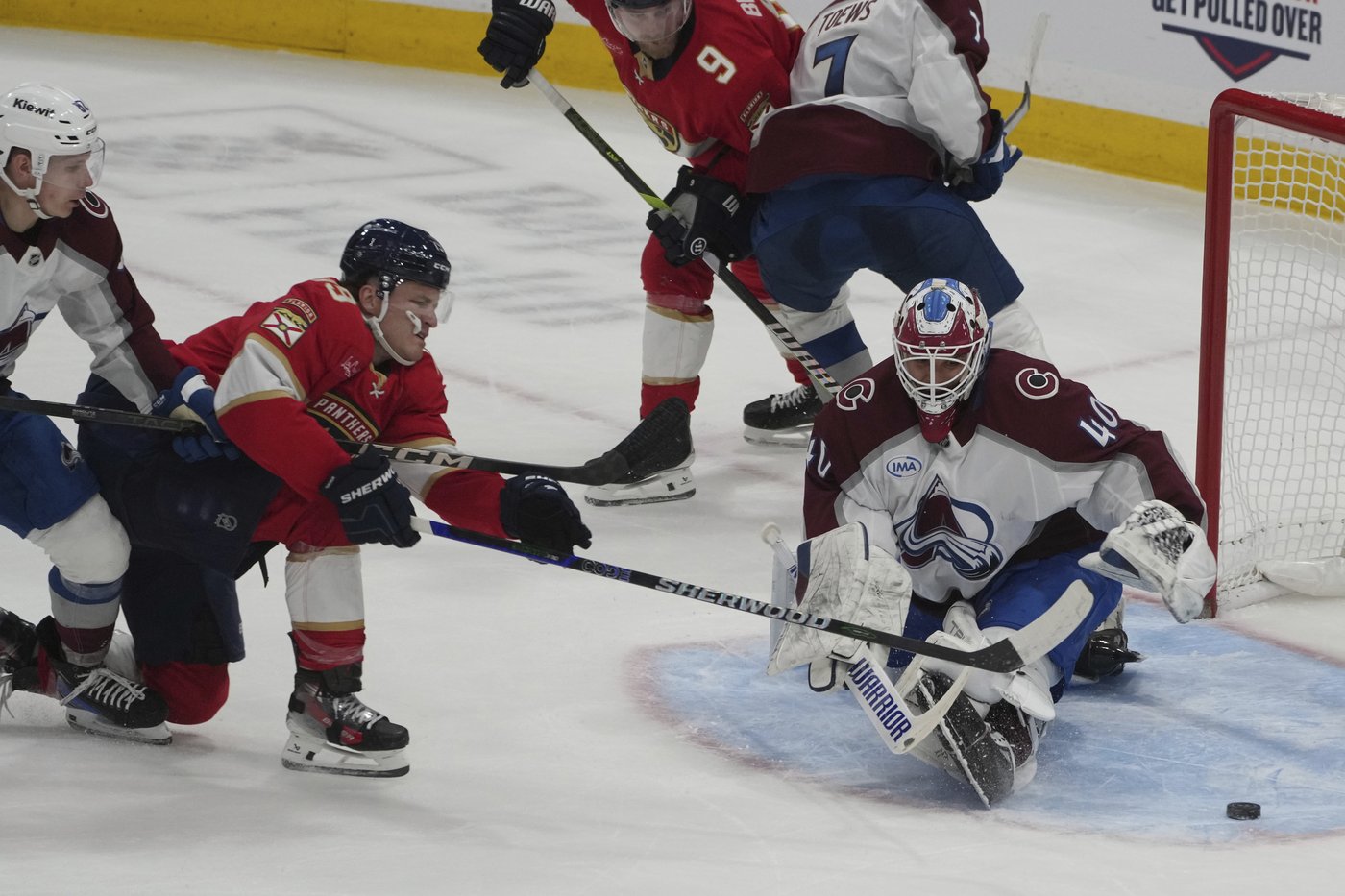 Drouin scores his first 2 goals of season, Avs beat slumping Panthers 7-4 | iNFOnews.ca Drouin scores his first 2 goals of season, Avs beat slumping Panthers 7-4 | iNFOnews.ca