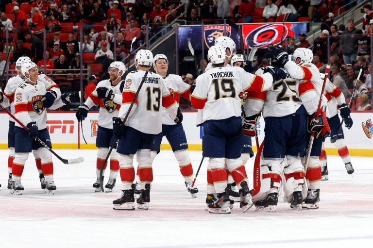 Forsling's OT blast lifts Panthers past reigning Stanley Cup champion Hurricanes 1-0 | iNFOnews.ca