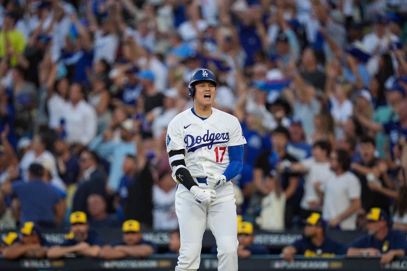 Ohtani hits early 3-run homer but comes up empty late as Dodgers get swept by Brewers in NLCS | iNFOnews.ca Ohtani hits early 3-run homer but comes up empty late as Dodgers get swept by Brewers in NLCS | iNFOnews.ca