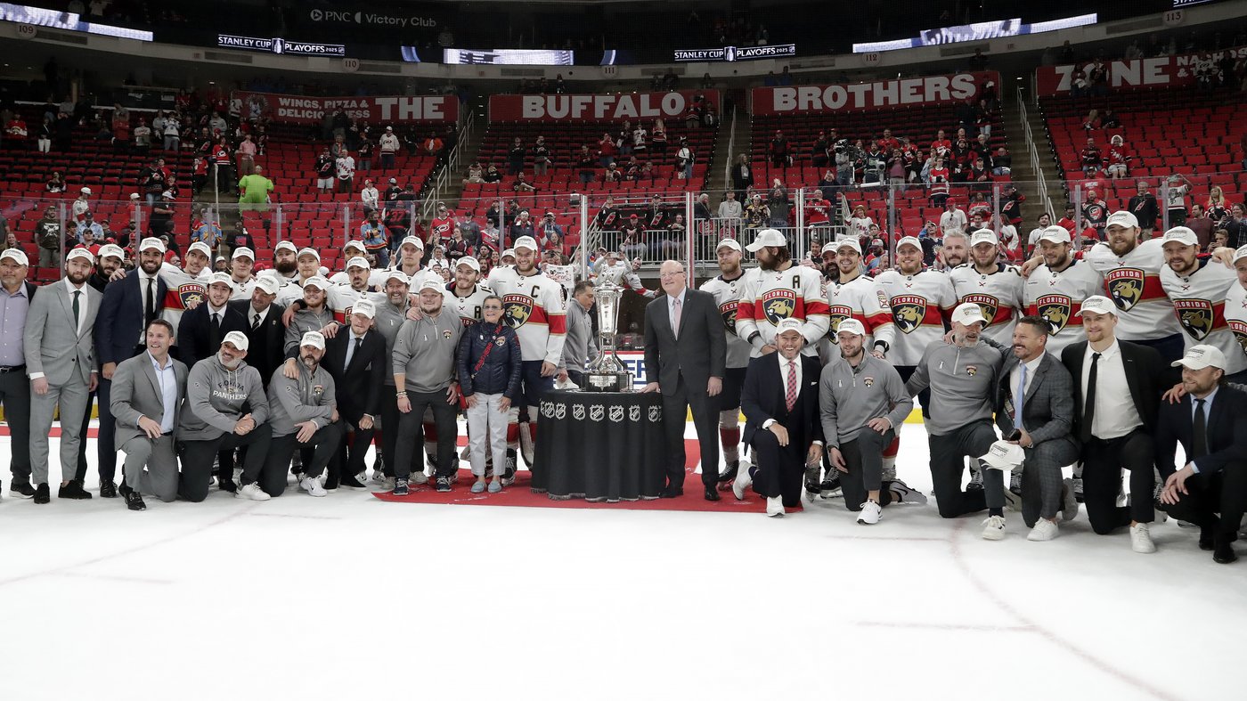 For Panthers, clinching a 3rd consecutive trip to the Stanley Cup Final didn't lead to celebrating | iNFOnews.ca For Panthers, clinching a 3rd consecutive trip to the Stanley Cup Final didn't lead to celebrating | iNFOnews.ca