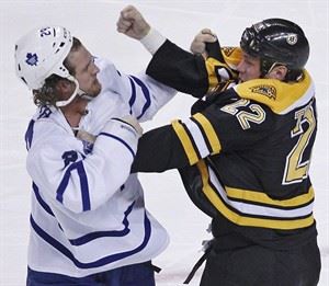 Maple Leafs join Bruins as teams ditch enforcers for 'team toughness' | iNFOnews.ca CP30192495