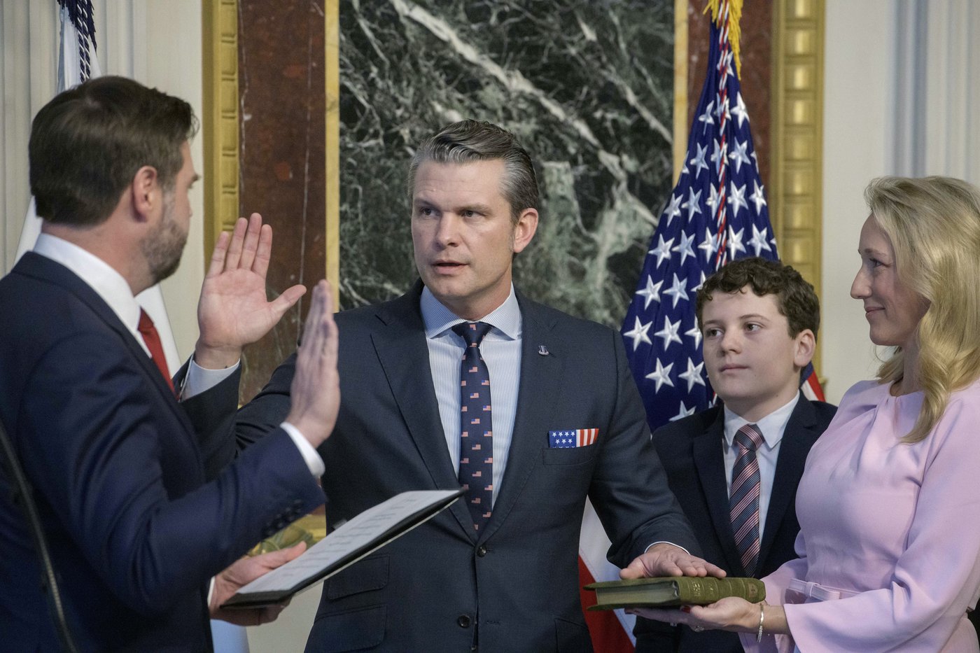 Hegseth is quickly sworn in as defense secretary after dramatic Senate vote | iNFOnews.ca