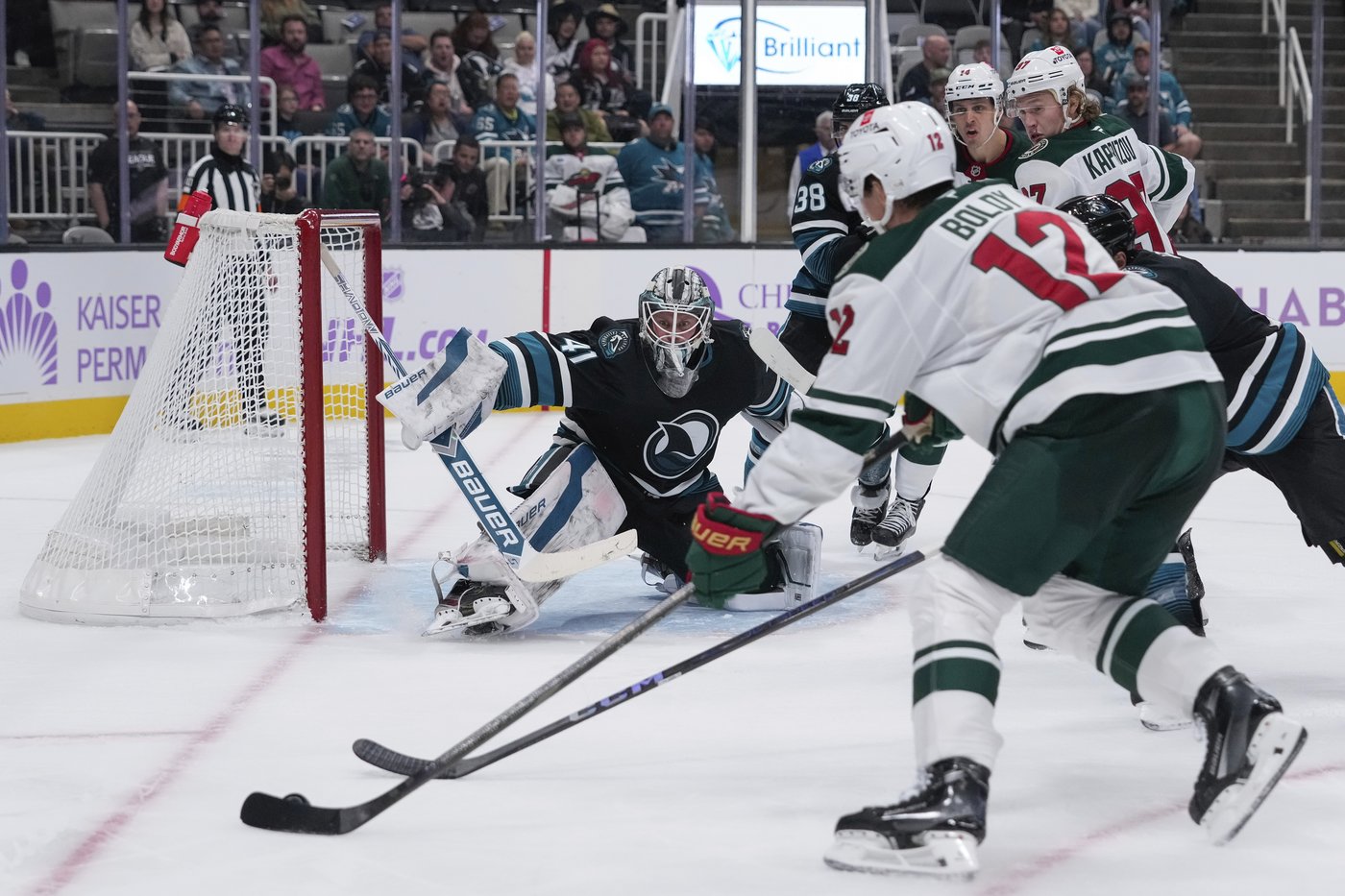 Boldy scores twice, Kaprizov has three assists in Wild's 5-2 win over Sharks | iNFOnews.ca Boldy scores twice, Kaprizov has three assists in Wild's 5-2 win over Sharks | iNFOnews.ca