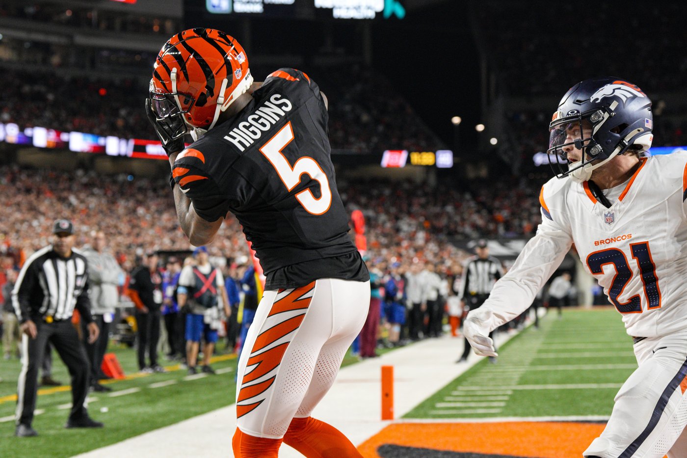 Burrow throws 3-yard TD pass to Higgins in OT as the Bengals beat the Broncos 30-24 | iNFOnews.ca Burrow throws 3-yard TD pass to Higgins in OT as the Bengals beat the Broncos 30-24 | iNFOnews.ca