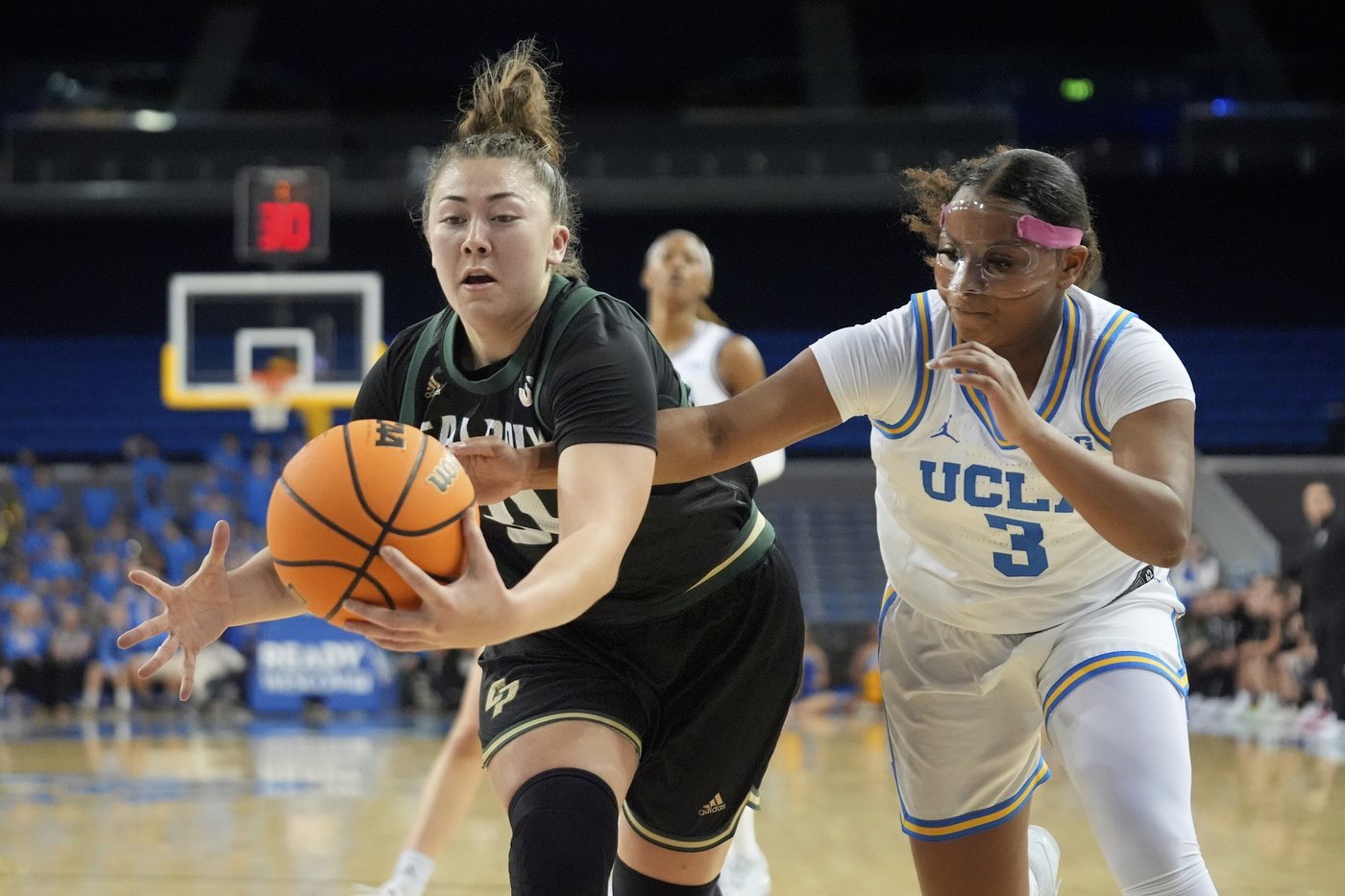 Janiah Barker records her 4th double-double of the season as No. 1 UCLA defeats Cal Poly 69-37 | iNFOnews.ca Janiah Barker records her 4th double-double of the season as No. 1 UCLA defeats Cal Poly 69-37 | iNFOnews.ca
