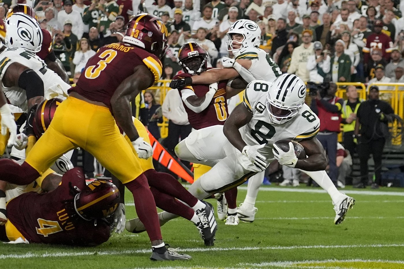 Jordan Love and Tucker Kraft lead the way in Packers' 27-18 victory over Commanders | iNFOnews.ca