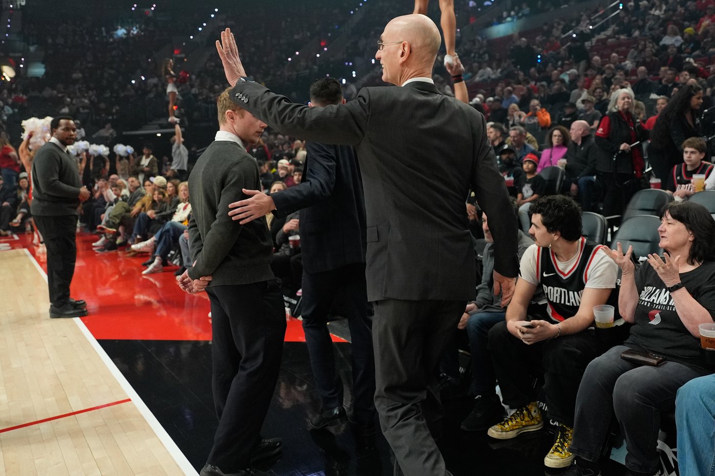 NBA Commissioner Silver visits Portland after passage of bill to help fund arena renovations | iNFOnews.ca