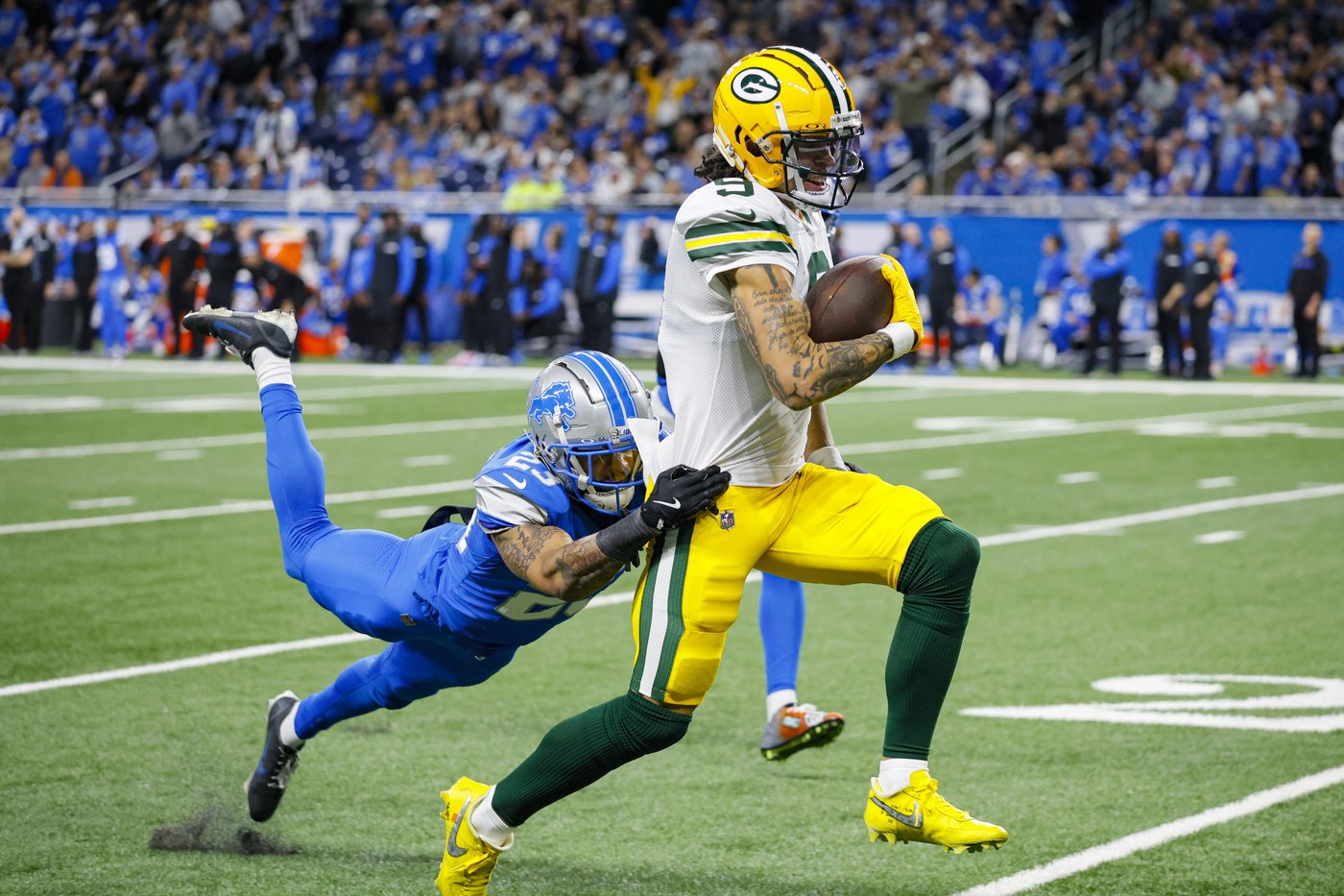 Packers are swept by rival Lions after defense can't come up with a big play | iNFOnews.ca