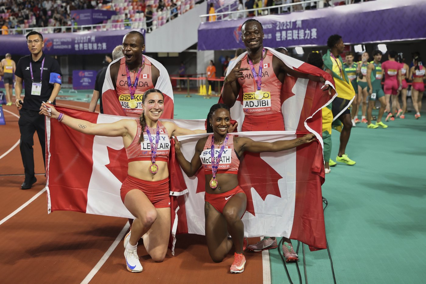 Canada wins first World Relays mixed 4x100-meter title from Jamaica and Britain | iNFOnews.ca Canada wins first World Relays mixed 4x100-meter title from Jamaica and Britain | iNFOnews.ca