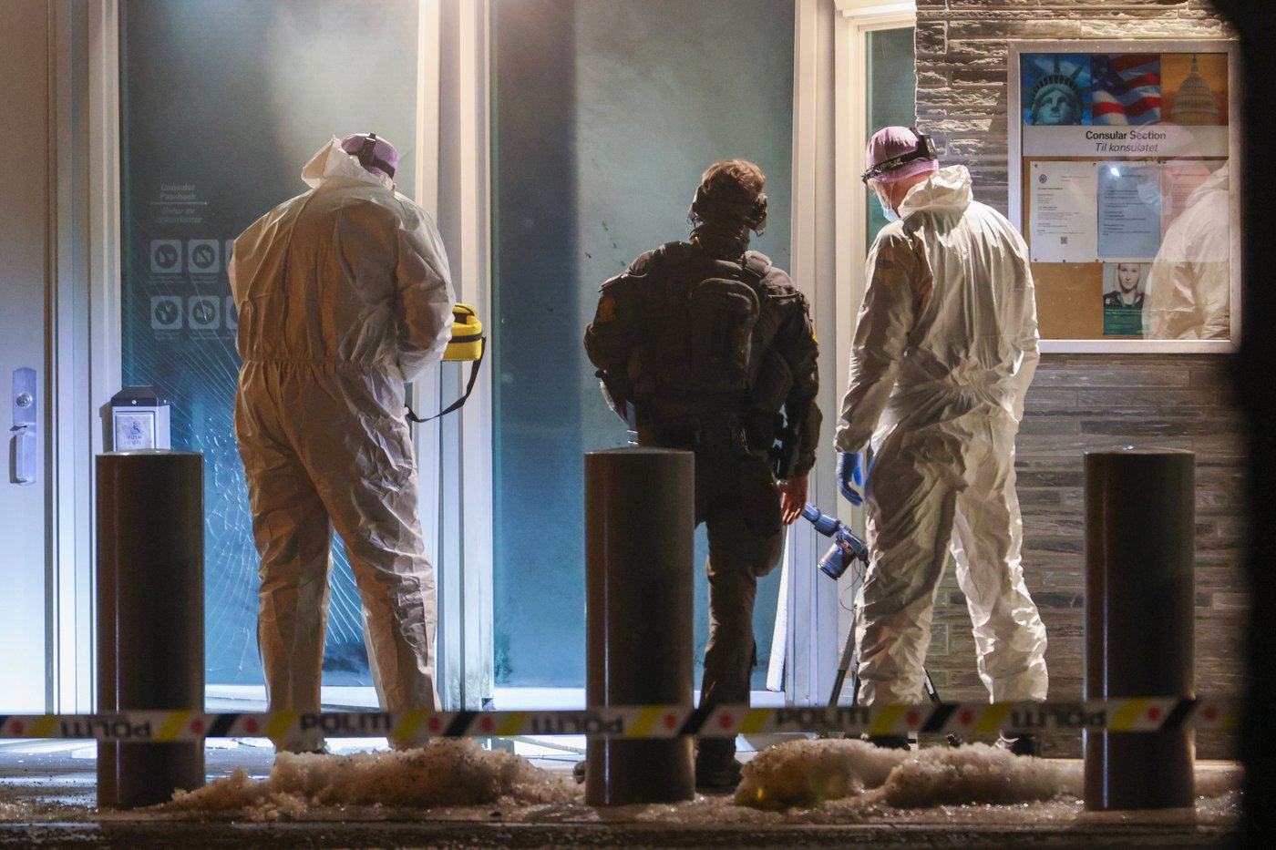 Police investigate an explosion outside the US Embassy in Oslo | iNFOnews.ca Police investigate an explosion outside the US Embassy in Oslo | iNFOnews.ca