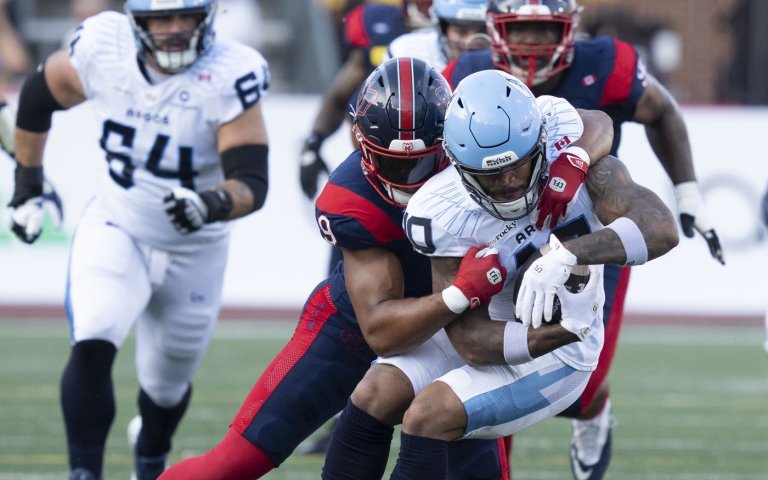 Awe's clutch block leads Alouettes past Argonauts 37-30 in home opener | iNFOnews.ca