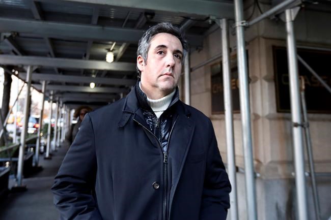 Report Trump counselled Cohen to lie to Congress rekindles impeachment cries | iNFOnews.ca CP910072282
