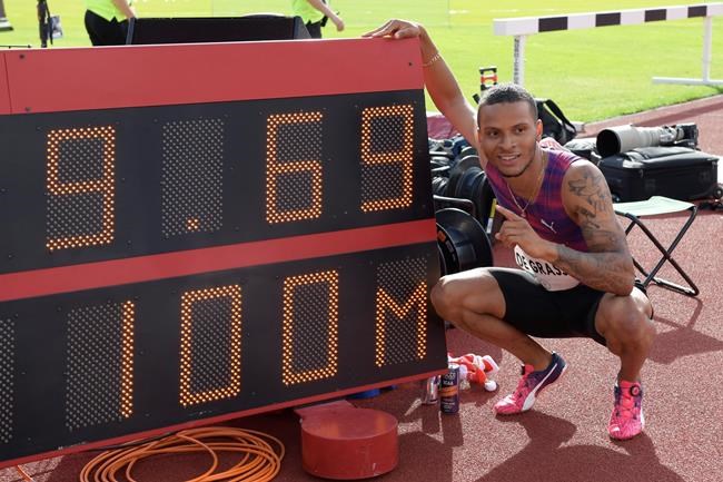 De Grasse runs blistering - but wind-aided - 9.69 to win in Stockholm | iNFOnews.ca De Grasse runs blistering - but wind-aided - 9.69 to win in Stockholm | iNFOnews.ca