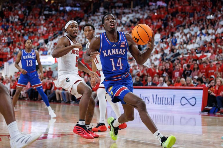 Council's huge day, final-play stop help No. 19 Kansas edge NC State in overtime 77-76 | iNFOnews.ca