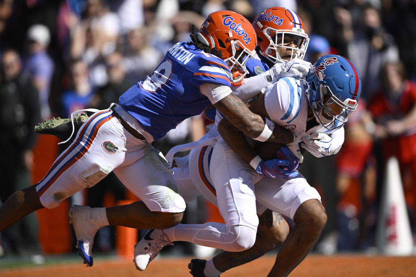 Ole Miss WR Tre Harris appears to injure his groin in his first game back in six weeks | iNFOnews.ca Ole Miss WR Tre Harris appears to injure his groin in his first game back in six weeks | iNFOnews.ca