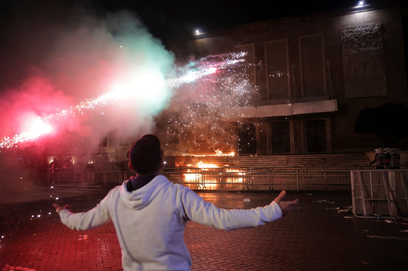 Violence breaks out at anti-government protest in Albanian capital | iNFOnews.ca Violence breaks out at anti-government protest in Albanian capital | iNFOnews.ca