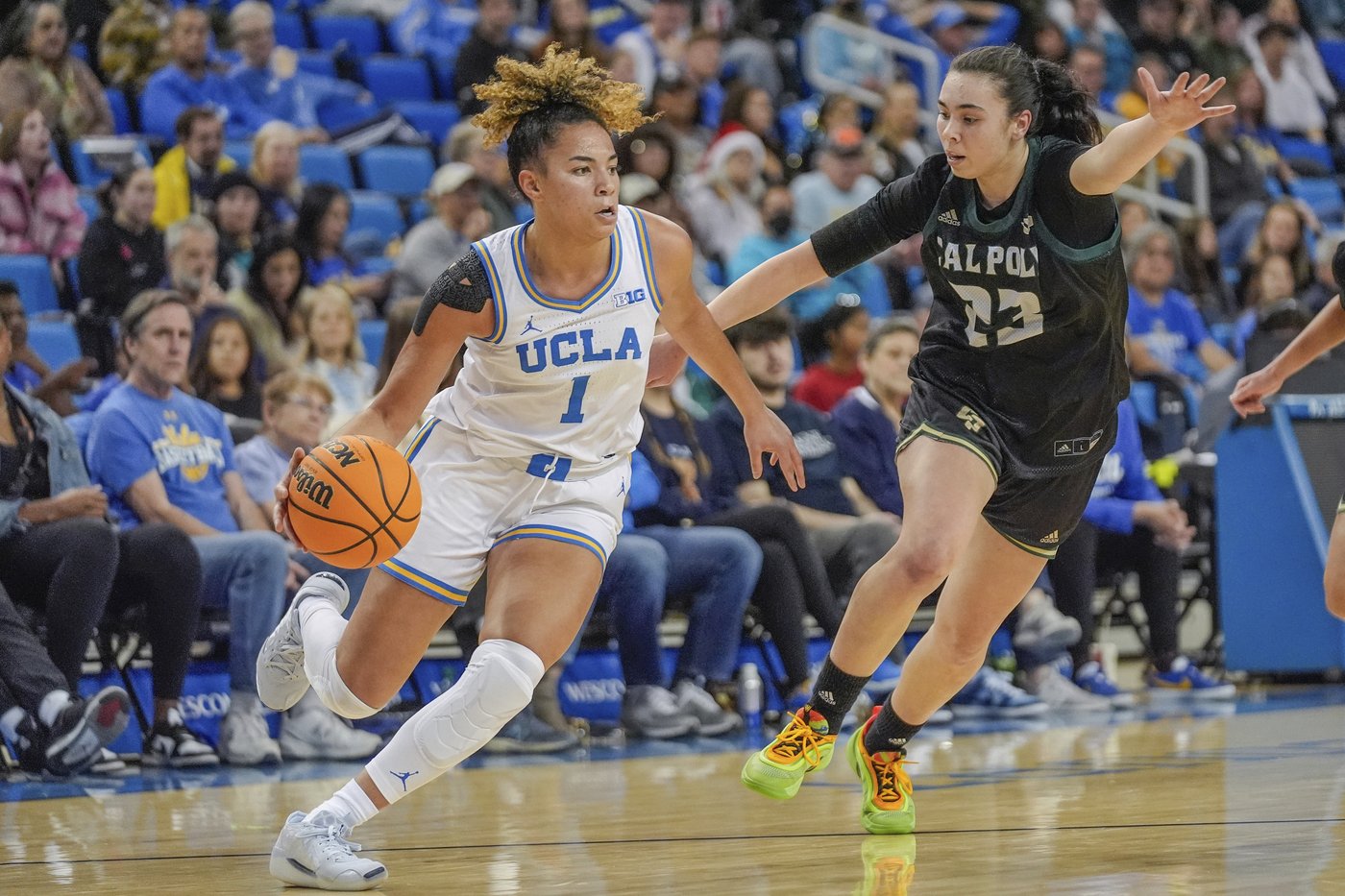 Janiah Barker records her 4th double-double of the season as No. 1 UCLA defeats Cal Poly 69-37 | iNFOnews.ca Janiah Barker records her 4th double-double of the season as No. 1 UCLA defeats Cal Poly 69-37 | iNFOnews.ca