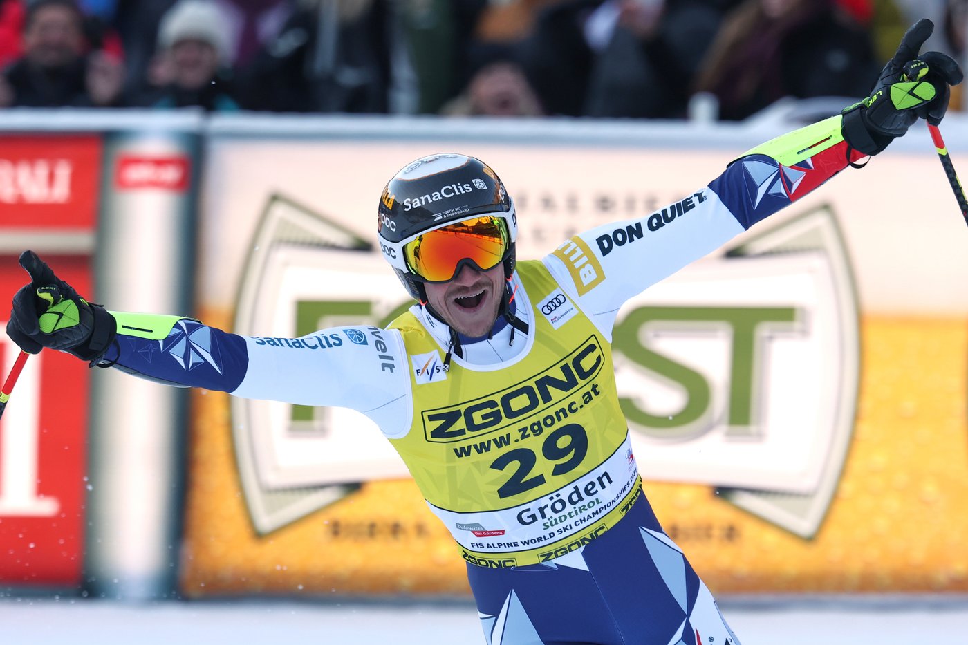 Zabystran stuns Odermatt in super-G to become first Czech man to win a World Cup race | iNFOnews.ca