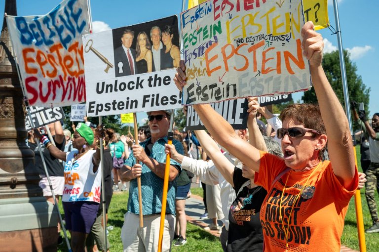 Who else appears to be in the Jeffrey Epstein 50th birthday book? | iNFOnews.ca