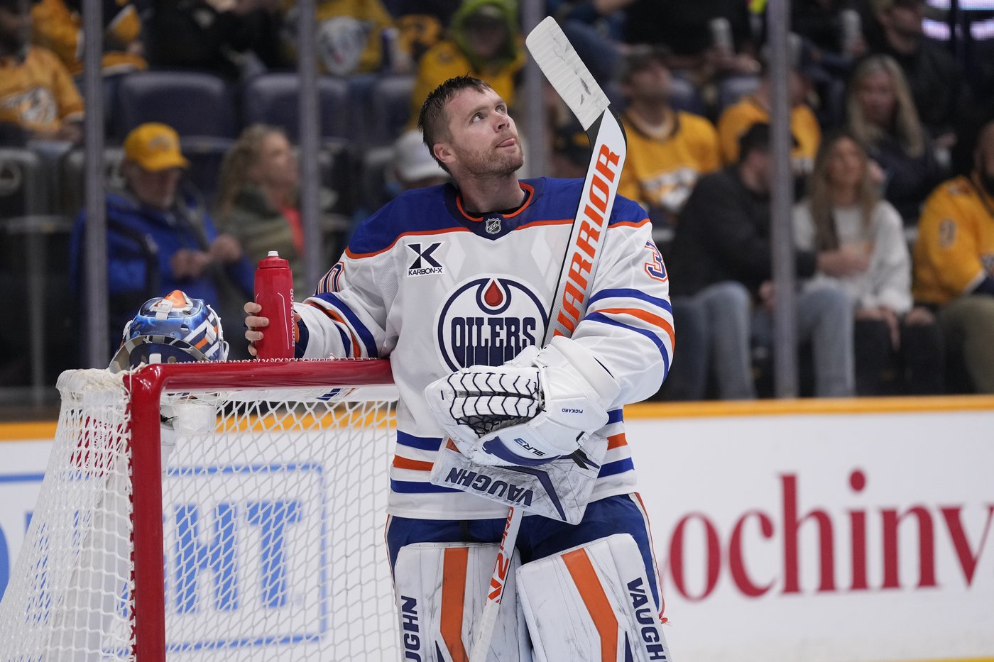 Pickard comes off the bench to backstop Oilers to second round of playoffs | iNFOnews.ca Pickard comes off the bench to backstop Oilers to second round of playoffs | iNFOnews.ca