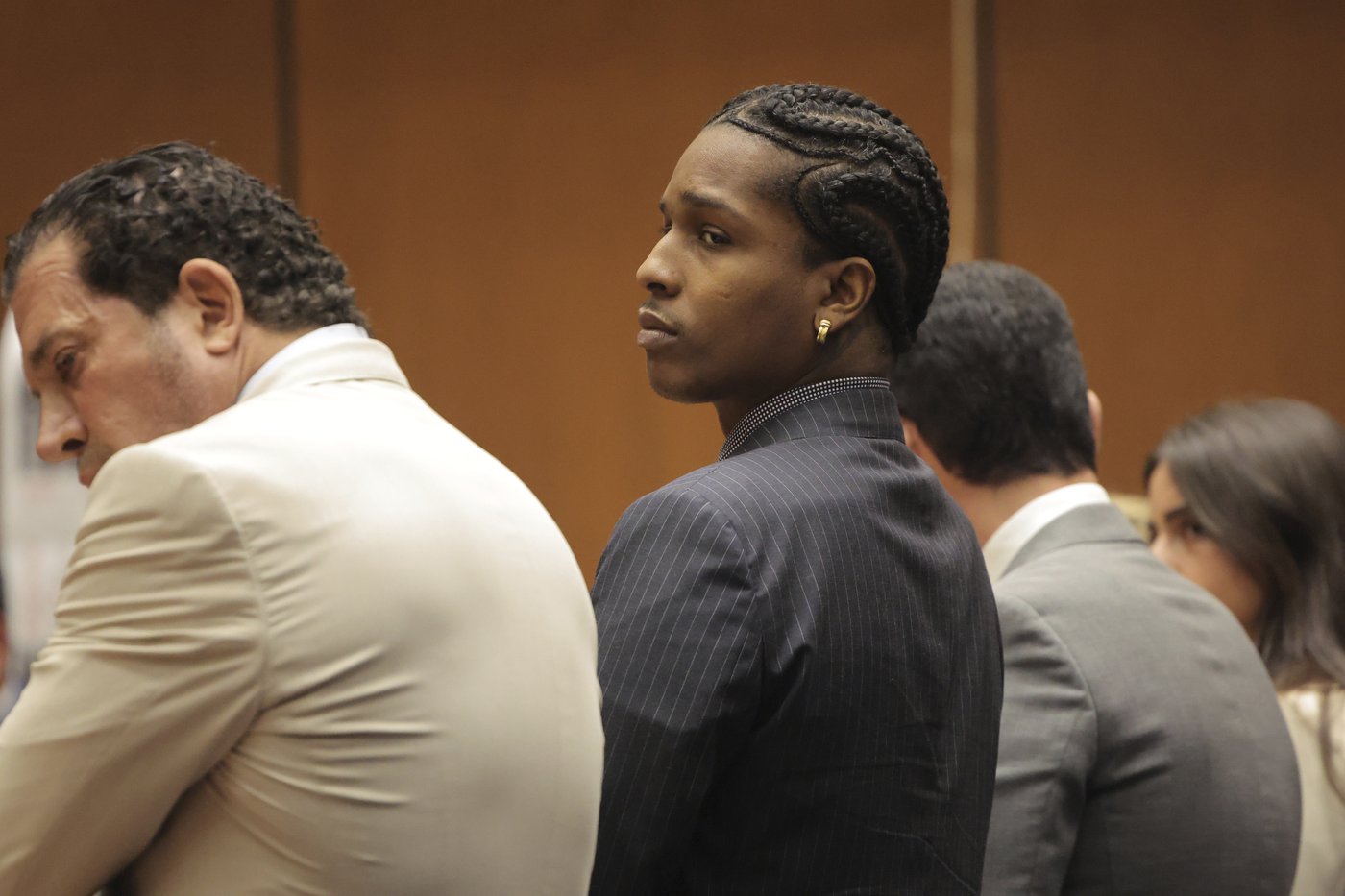 A$AP Rocky dives into Rihanna's arms as not guilty verdict is read at felony assault trial | iNFOnews.ca
