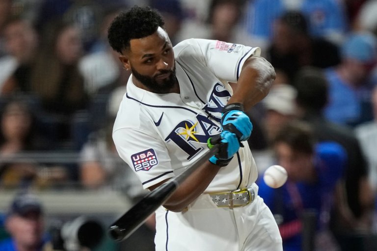 Tampa Bay Rays slugger Junior Caminero leaves All-Star Game after being hit on left hand | iNFOnews.ca