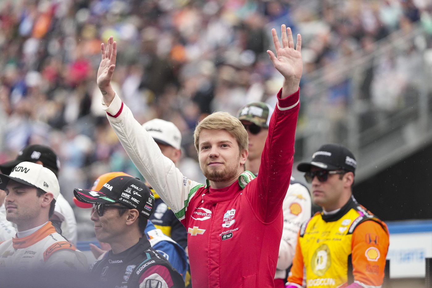 Indy 500 rookie Robert Shwartzman crashes into crew members on pit road, ending his improbable run | iNFOnews.ca