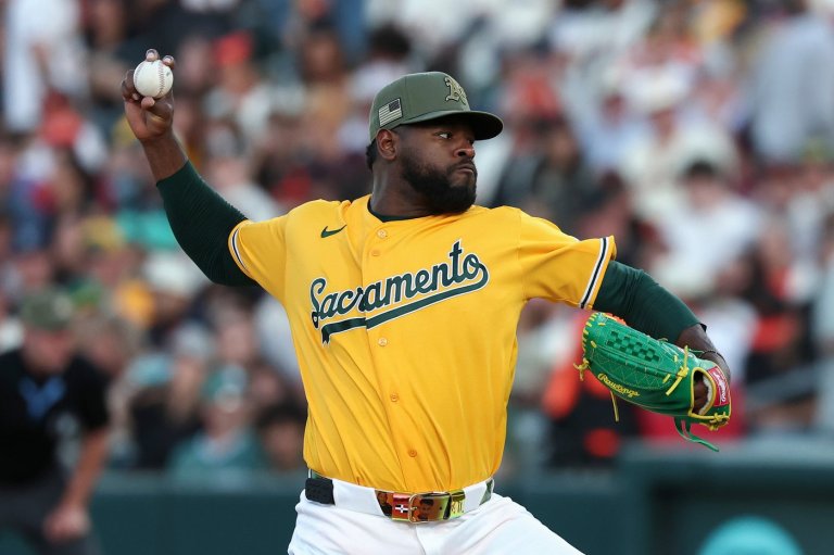 A's starter Luis Severino leaves after 1st inning against the Yankees with an injury | iNFOnews.ca
