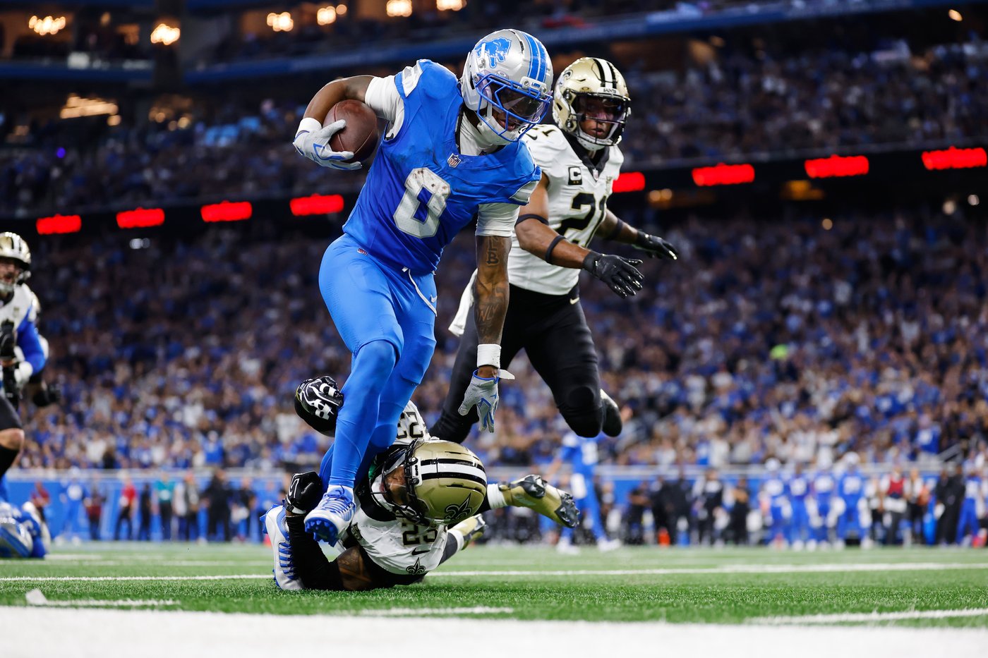 Lions escape with 31-30 win over Saints in OT after Kellen Moore chooses to go for 2 and the win | iNFOnews.ca