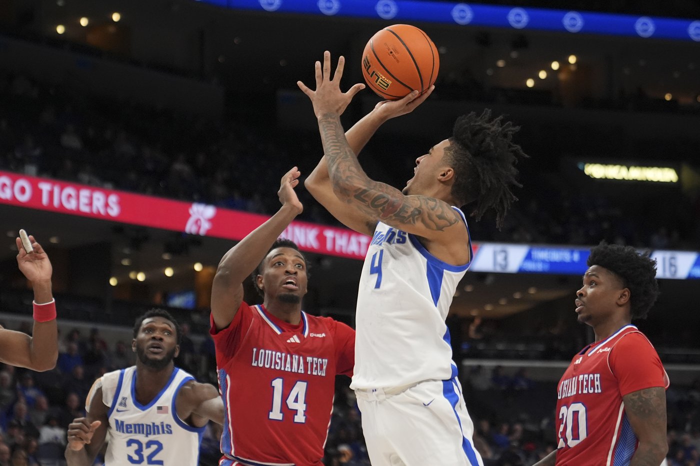 PJ Haggerty scores 23 points as No. 16 Memphis holds off Louisiana Tech 81-71 | iNFOnews.ca PJ Haggerty scores 23 points as No. 16 Memphis holds off Louisiana Tech 81-71 | iNFOnews.ca