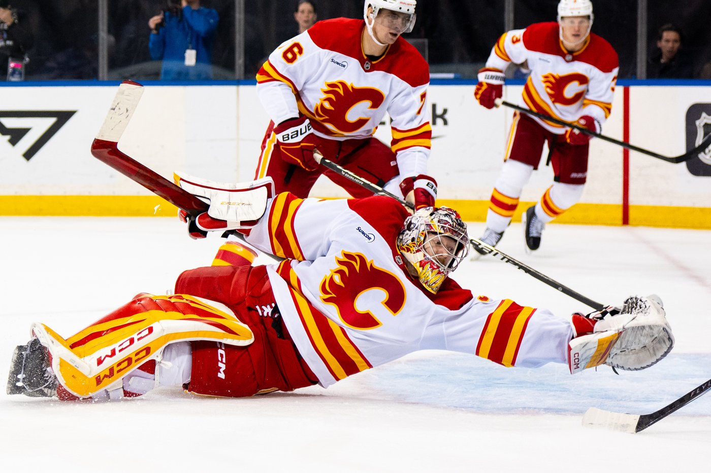 Alexis Lafreniere's hat trick leads Rangers over Flames 4-0 | iNFOnews.ca