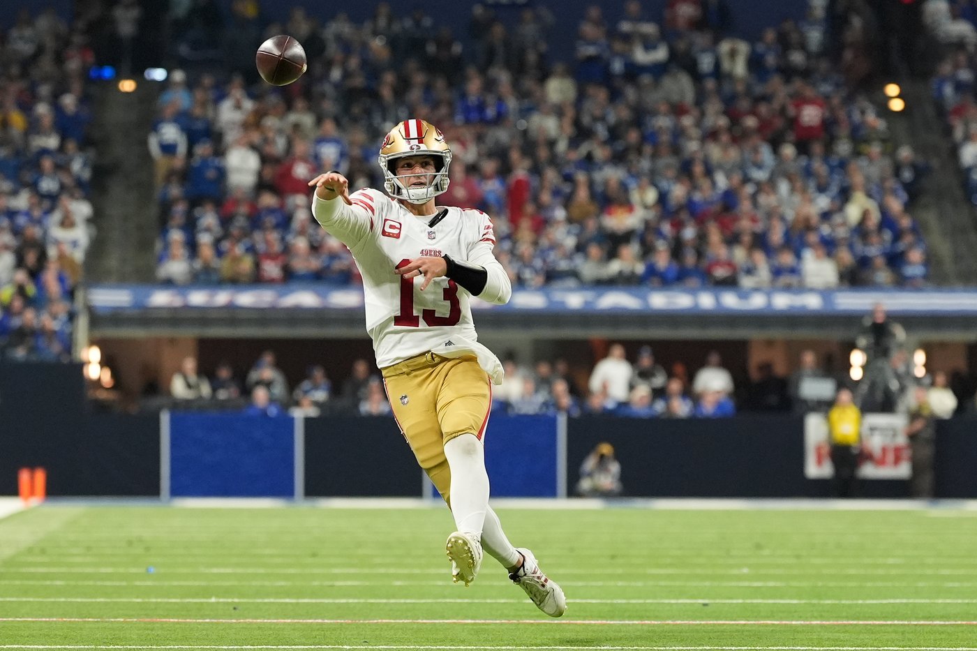 49ers clinch playoff spot, look for home-field advantage after dominant win over Colts | iNFOnews.ca 49ers clinch playoff spot, look for home-field advantage after dominant win over Colts | iNFOnews.ca