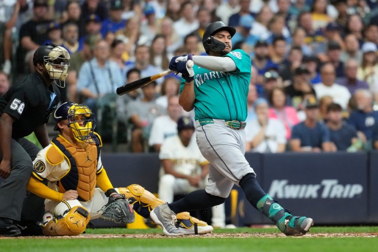 Mariners bounce back from humiliating loss, pound Dustin May early to beat Brewers 7-5 | iNFOnews.ca