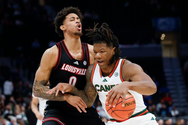 Mailk Reneau's big second half lifts Miami past No. 24 Louisville 78-73 and into ACC semifinals | iNFOnews.ca