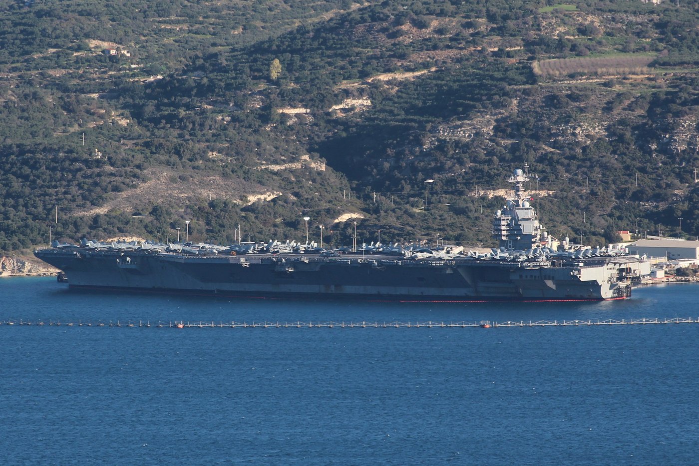 Protest held on Greek island against docked US aircraft carrier as Iran tension builds | iNFOnews.ca Protest held on Greek island against docked US aircraft carrier as Iran tension builds | iNFOnews.ca