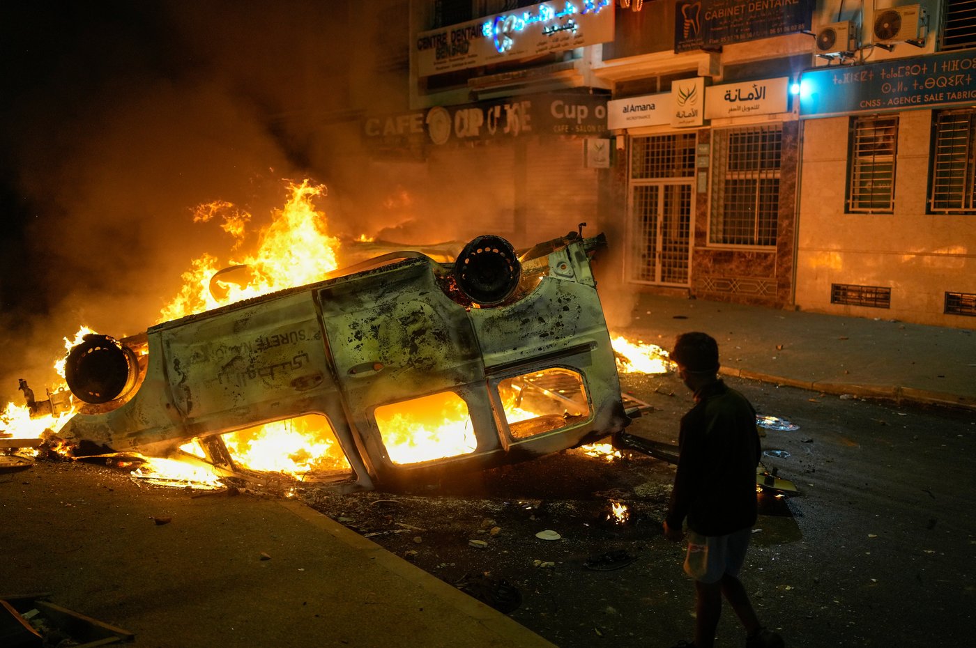 Photos show youth-led protests in Morocco following deadly police clashes | iNFOnews.ca