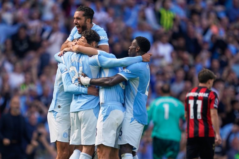 Man City rallies late for 2-1 win over Bournemouth in Maresca's first Premier League game in charge | iNFOnews.ca