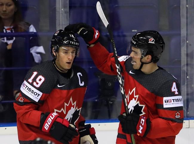 Mantha, Turris power Canada past Great Britain 8-0 at men's worlds | iNFOnews.ca