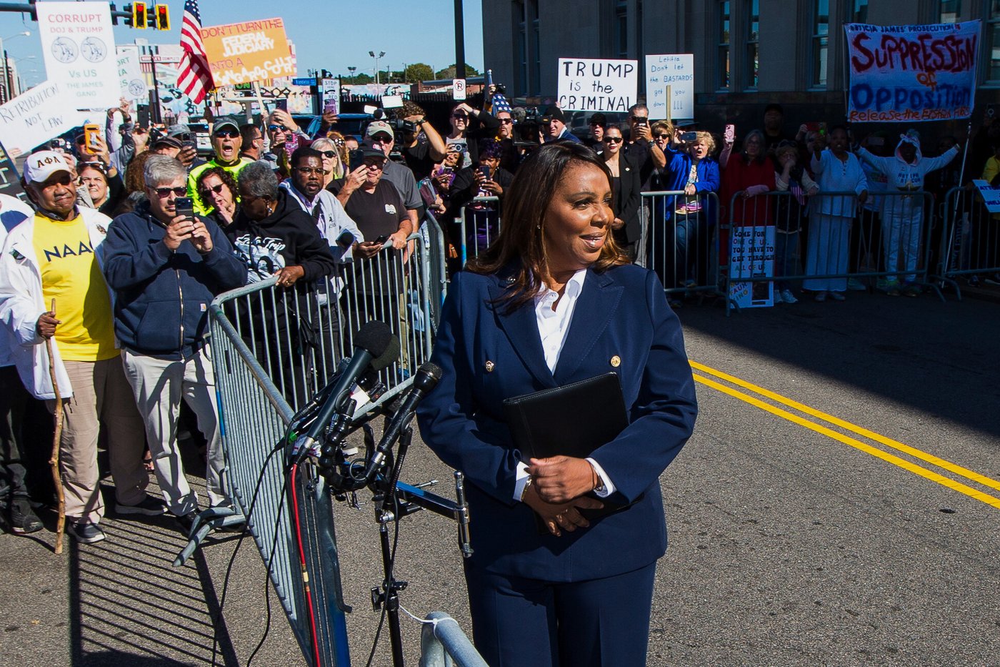 New York Attorney General Letitia James pleads not guilty in mortgage fraud case pushed by Trump | iNFOnews.ca New York Attorney General Letitia James pleads not guilty in mortgage fraud case pushed by Trump | iNFOnews.ca