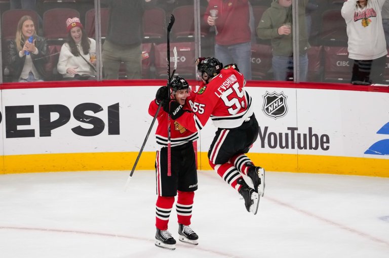 Levshunov scores in OT as the Blackhawks beat the Jets 4-3; Kane sets assists mark | iNFOnews.ca