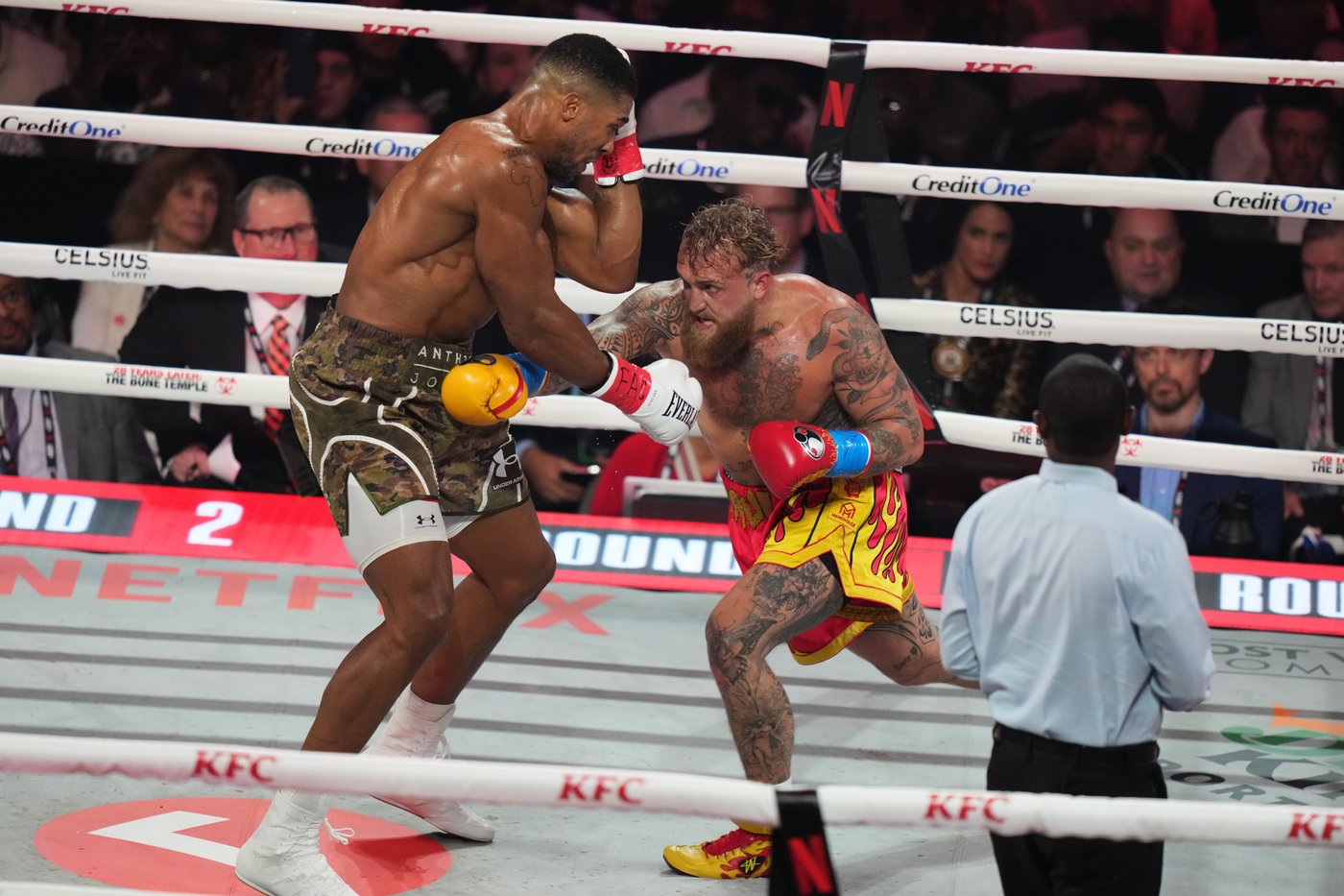 Anthony Joshua knocks out Jake Paul in 6th round to win heavyweight fight | iNFOnews.ca