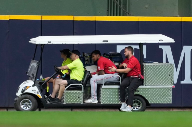Reds OF Dane Myers goes on IL with bruised left shoulder | iNFOnews.ca