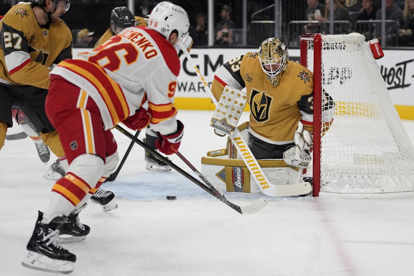 Kolesar scores twice as Golden Knights whip Flames 5-0 | iNFOnews.ca Kolesar scores twice as Golden Knights whip Flames 5-0 | iNFOnews.ca