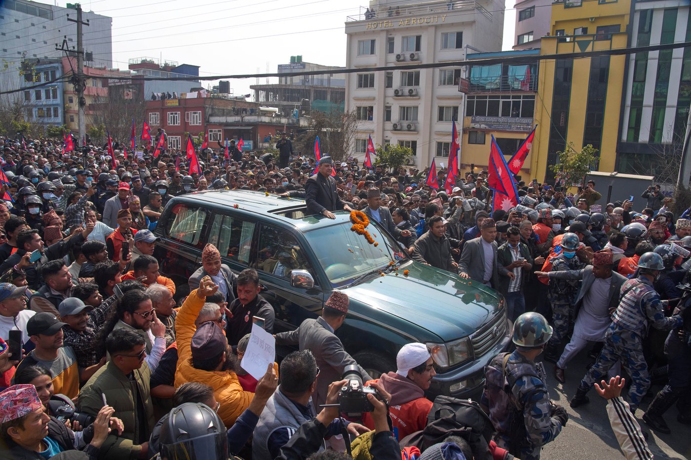 Thousands rally in support of Nepal's former king and call for monarchy's return | iNFOnews.ca Thousands rally in support of Nepal's former king and call for monarchy's return | iNFOnews.ca