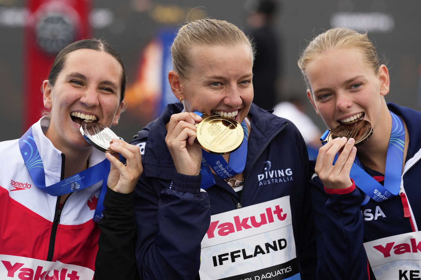 Montreal's Simone Leathead wins high-diving silver at World Aquatics Championship | iNFOnews.ca