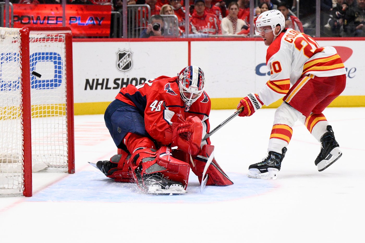 Capitals snap 3-game skid with a 7-3 win over the Flames | iNFOnews.ca Capitals snap 3-game skid with a 7-3 win over the Flames | iNFOnews.ca